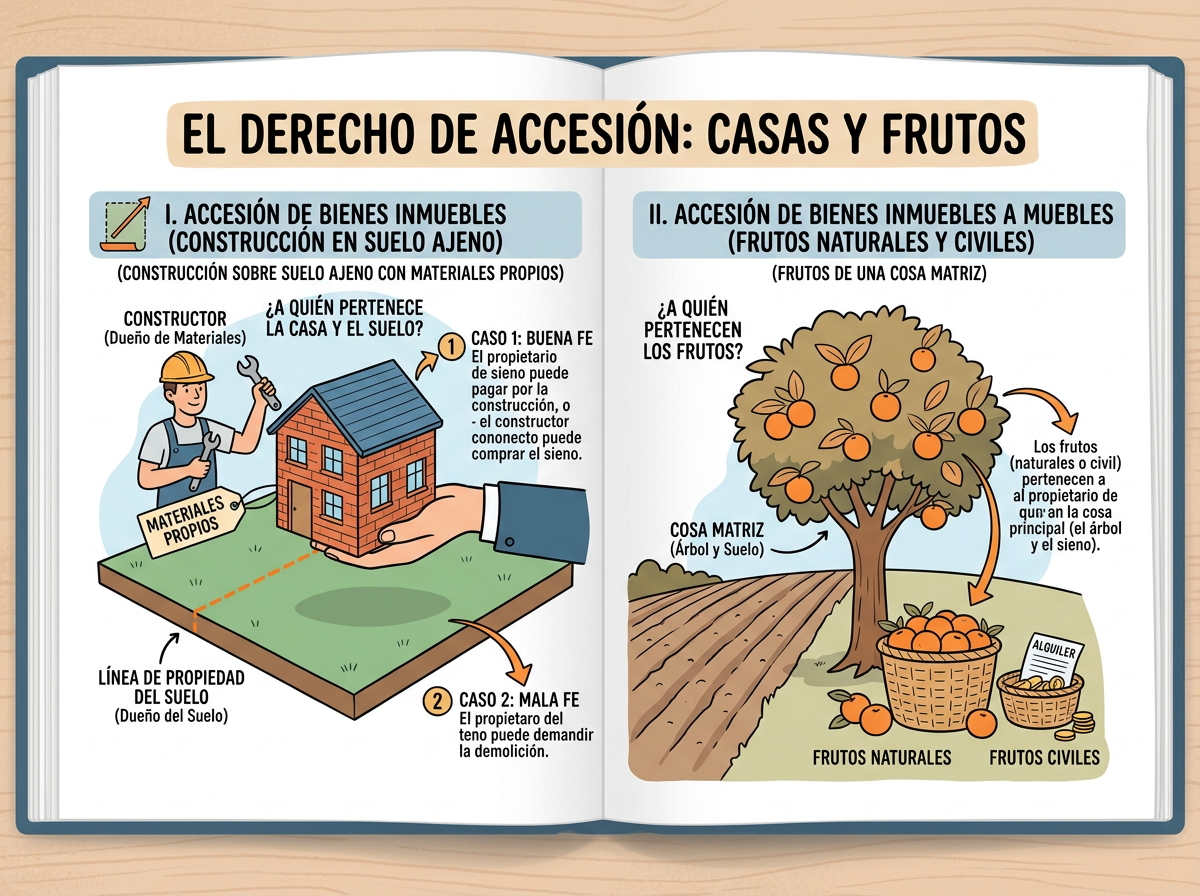 Derecho de accesión: concepto, tipos e importancia en R. D.